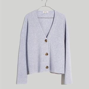 Madewell Heather Gray Cardigan Sweater
